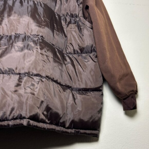 VTG Chereskin Hooded Coat Jacket Men XL Outerwear Puffer Brown Winter Insulated - Picture 9 of 12